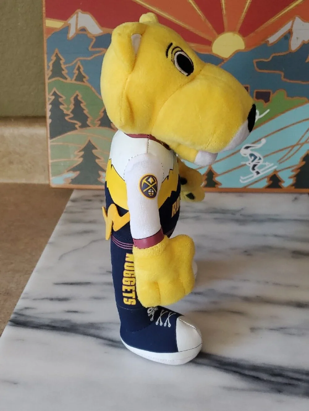 Bleacher Creature Rocky Plush Mascot Denver Nuggets